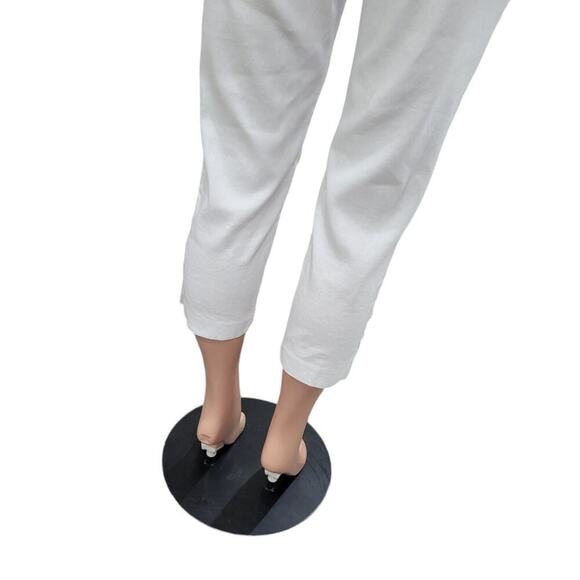 J. Jill Women's Linen Elastic Waist Cropped Lightweight Summer‎ Pants Size Small - Picture 9 of 14